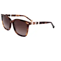CAROLINA HERRERA - Lentes de sol Havana Ivory para mujer 57 mm Negro modelo CH0045-S-C1H-57