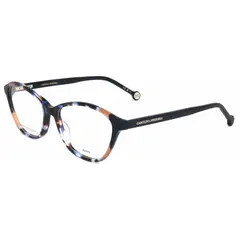 CAROLINA HERRERA - Lentes ópticos Havana Blue para mujer 55 mm Azul modelo HER0122-1BC-55