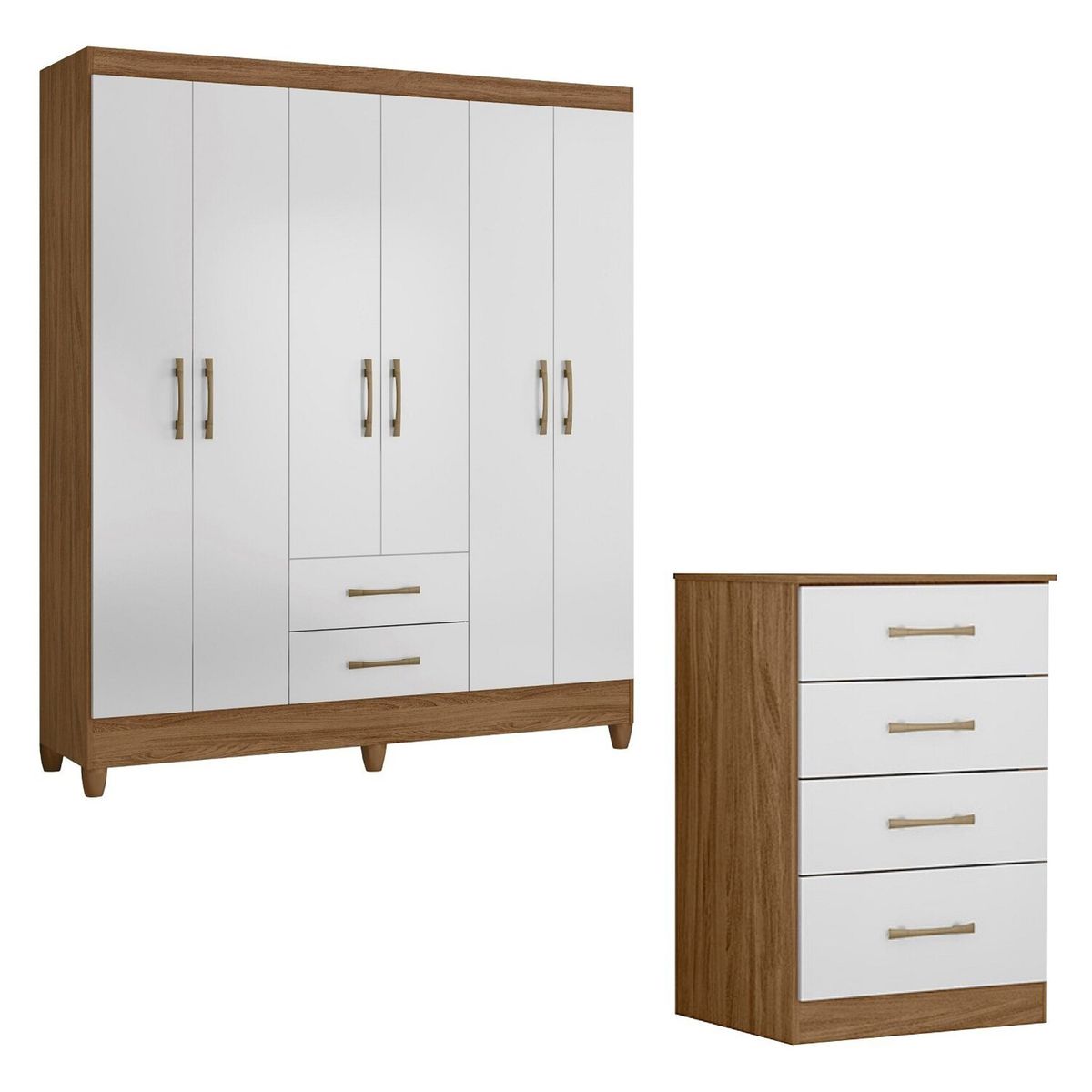 ROCH LTDA - Combo Closet M-801  Comoda M-914