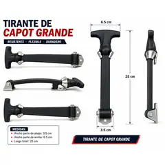 NISSAN - TIRANTE CAPOT GRANDE UNIVERSAL PARA AUTO O CAMIONETA