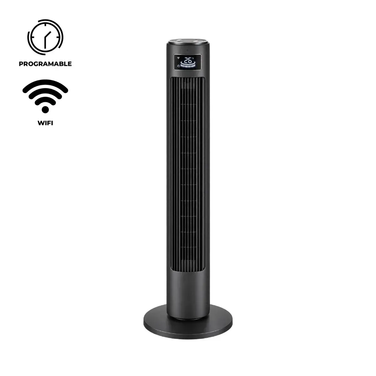 Ventilador de Torre Silencioso Sin Aspas Wifi 102 cm Nordan, marca VERKEN - Foto Principal