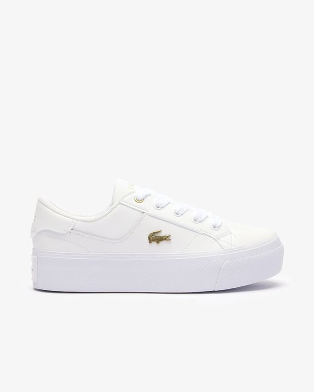 Zapatillas De Mujer Zianne Platform Leather Blanco