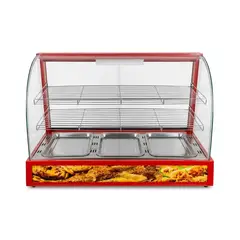 ITAB - Vitrina De Calor 3 Bandejas Roja Ita Para Comercios