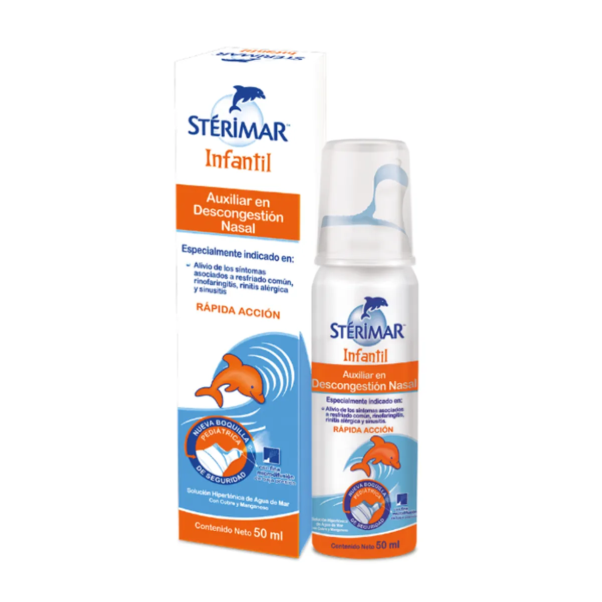 STERIMAR - Stérimar Infantil 50ml desde los 3 meses Spray Limpieza Nasal