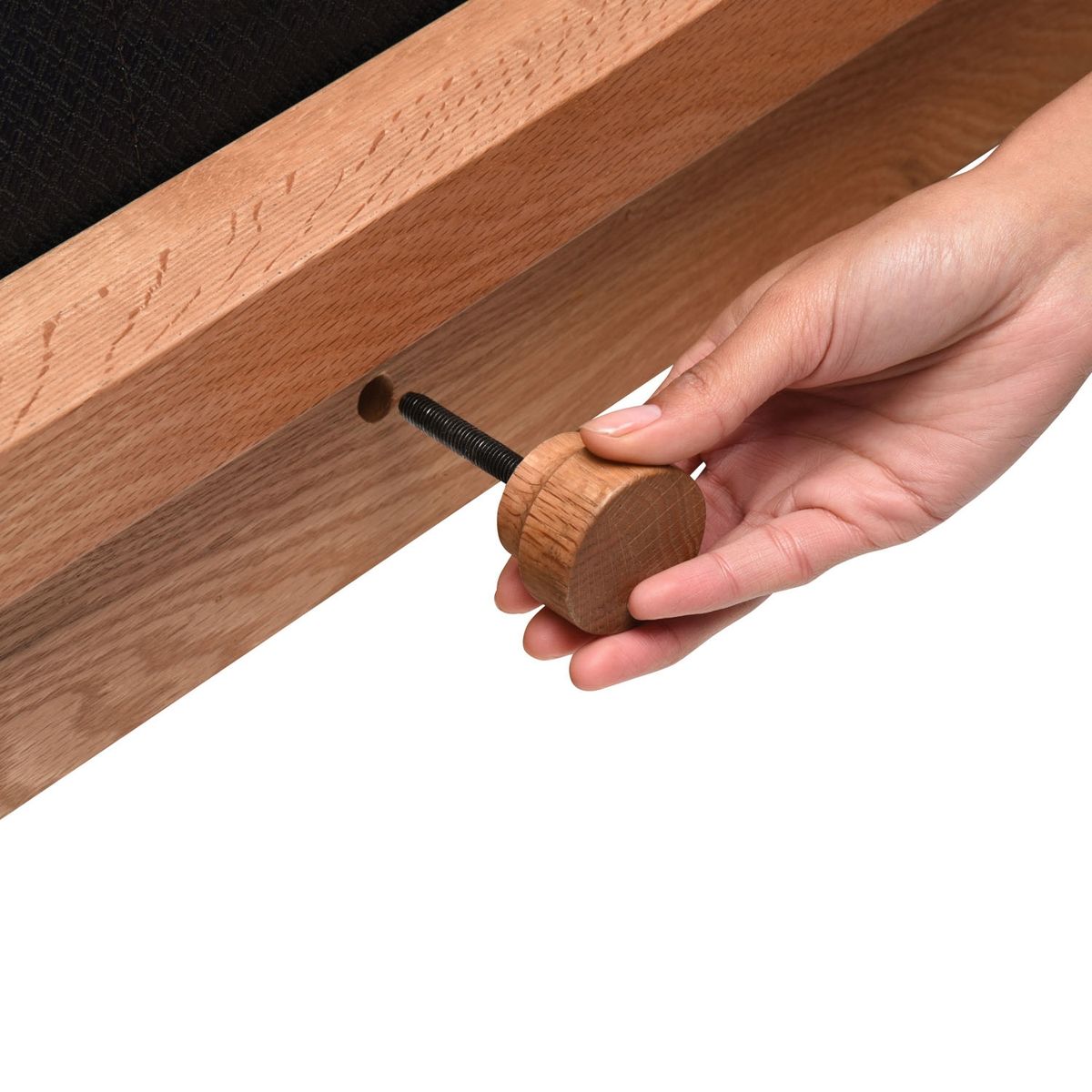 CIC - Cama Oak Premium 2P Pl 15Ganso Cic