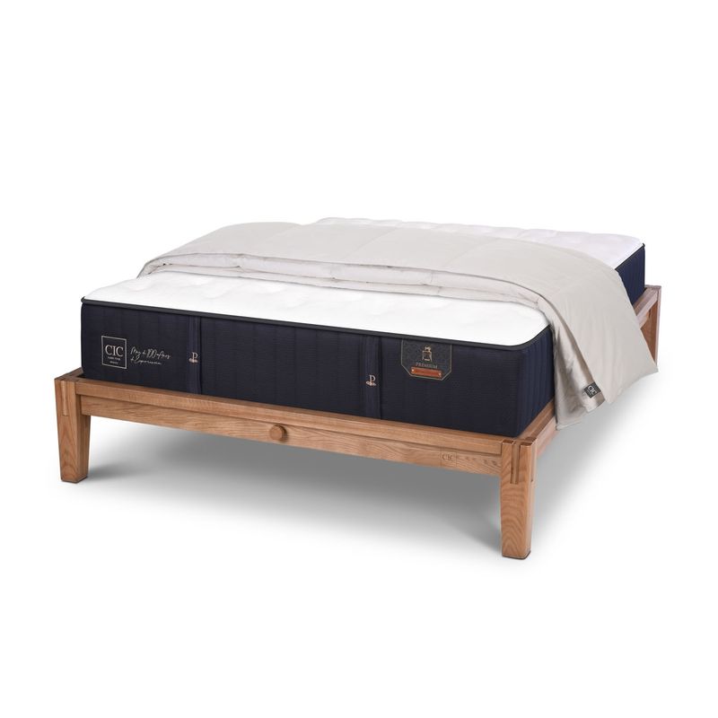 CIC - Cama Oak Premium 2P Pl 100Ganso Cic