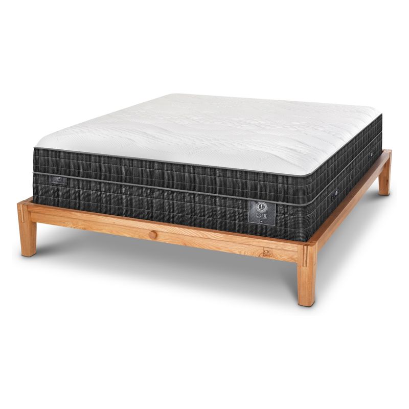 CIC - Cama Oak Lux King X 2.11Mt Base Normal Cic