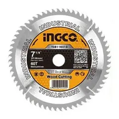 INGCO - Disco Sierra Madera 7-1/4 60d Frecuencia 45