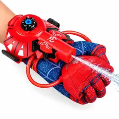 GENERICO - Guante hombre Araña Lanzador De Agua Juguetes Infantil Rojo