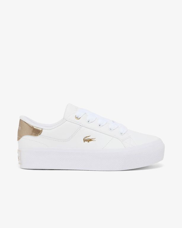 Zapatillas De Mujer Ziane Platform Leather Blanco