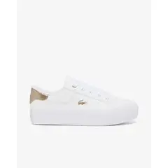 LACOSTE - Zapatillas De Mujer Ziane Platform Leather Blanco