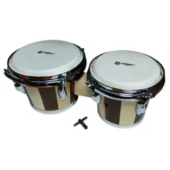 GENERICO - Bongo Bongoe 7 + 8 Natural con Llave de Afinacion