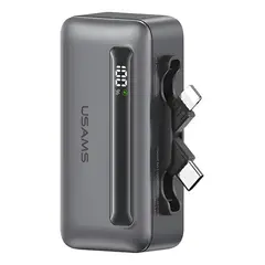 USAMS - Cargador Portatil Bateria Externa Power Bank 5000mah 20w Para iPhone Samsung Cd233 Tarnish