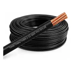 GENERICO - CABLE THHN 14 AWG NEGRO (ROLLO=100MTS)
