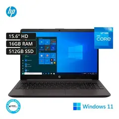 HP - NOTEBOOK 250 G9 CORE I5 1235U SSD512 NVME 16GB RAM 15,6"