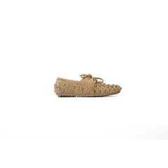 VANESSA GIL - MOCASIN DE MUJER RENO HABANO TACHAS