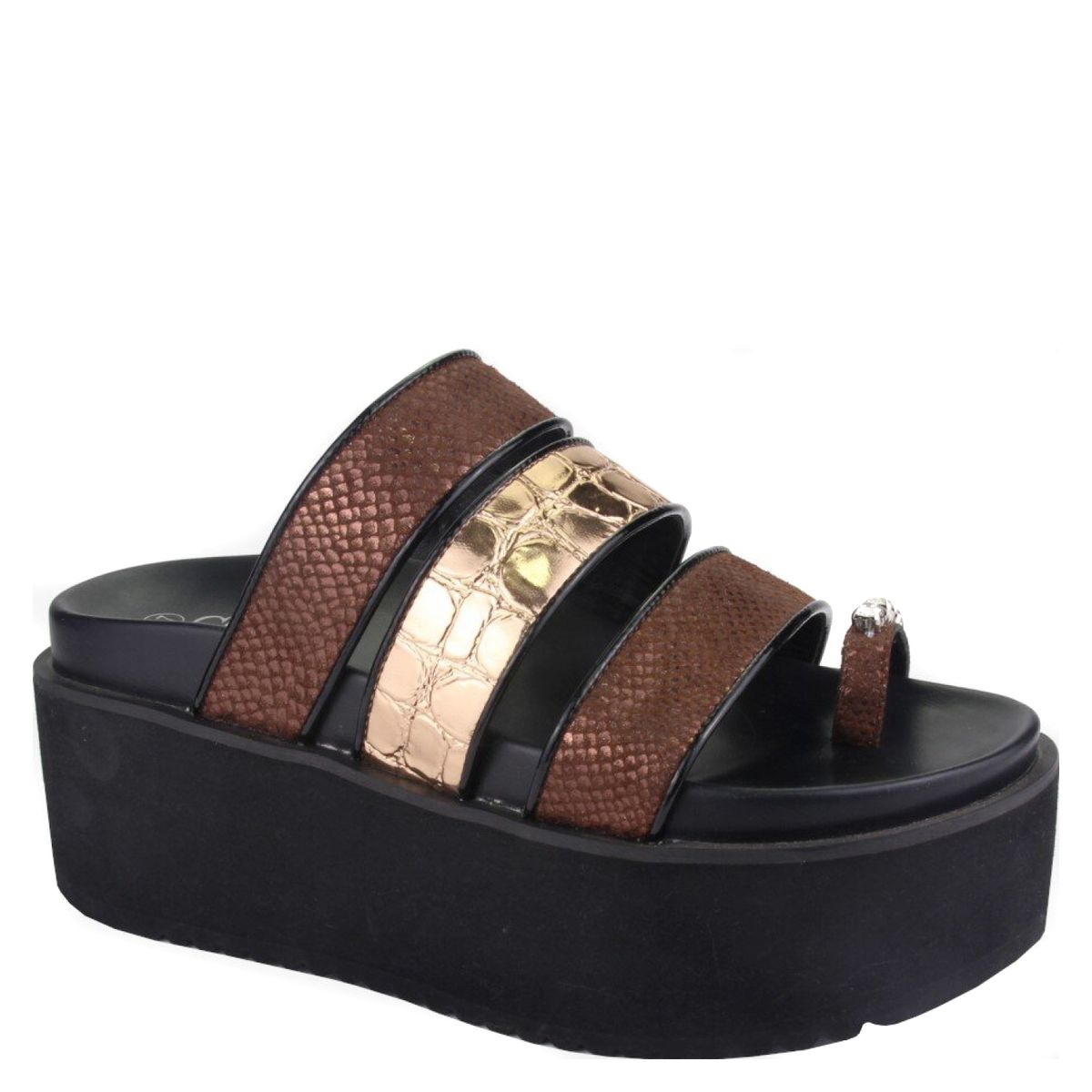 CHALADA - Sandalia Plataforma 35-Viru-21 Cafe