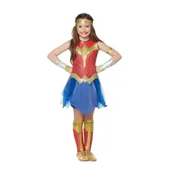 GIOIO - Disfraz Tipo Mujer Maravilla Traje Wonder Woman Vestido