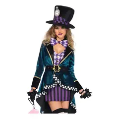 GIOIO - Disfraz De Halloween De Sombrerero Loco Para Mujer