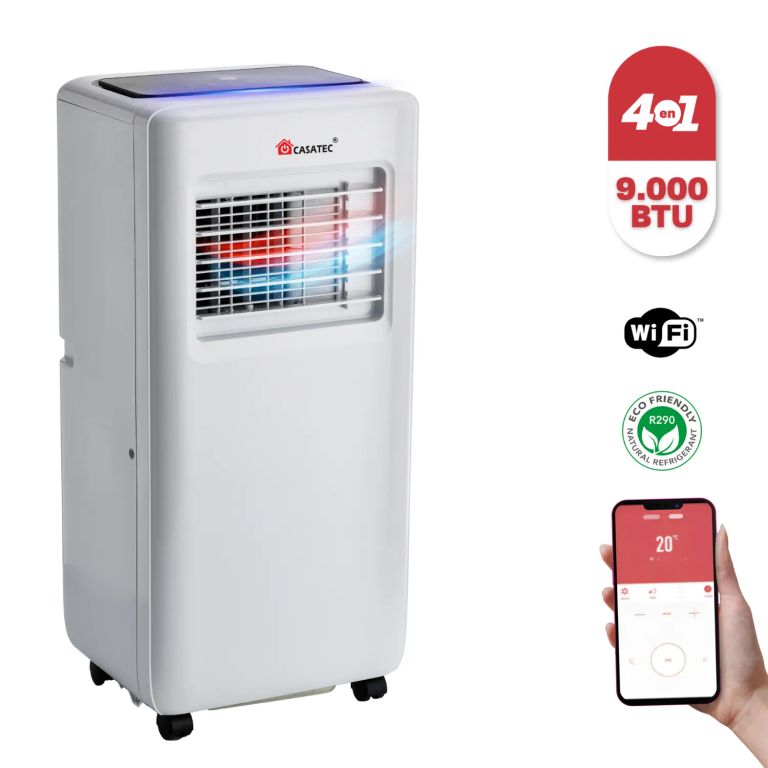 Aire Acondicionado Portátil 9000 BTU WI-FI 4 en 1 ULTRADRY500