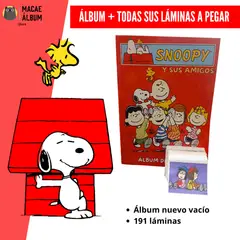 GENERICO - Álbum Snoopy + Todas Sus Láminas A Pegar