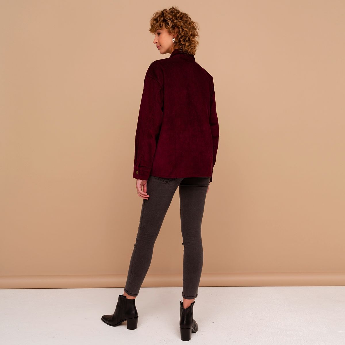 VERO MODA - Chaqueta Tipo Sobrecamisa Mujer