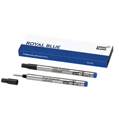 MONT BLANC - Montblanc Rollerball Legrand Refills (b) Royal Blue – Recargas para Bolígrafo Meisterstück Legrand Punta Ancha – 2 Cartuchos de Tinta Azul