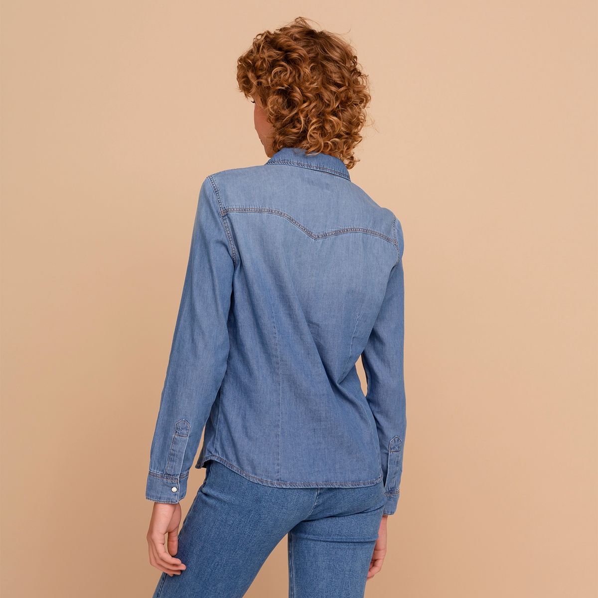 ONLY - Blusa Denim Mujer
