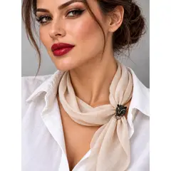 VC ACCESORIOS - Broche Pantera cristales verde