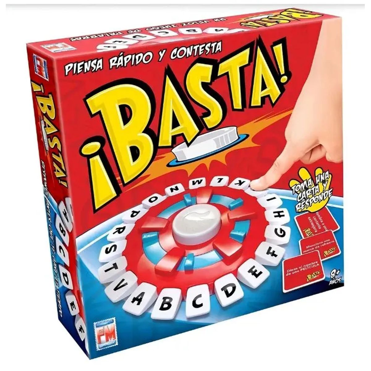 GENERICO - Juego de mesa Genérico BASTA Stop tablero y 36 tarjetas