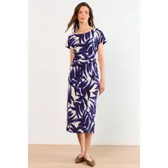 MA GRIFFE - Vestido Largo Mujer Azul