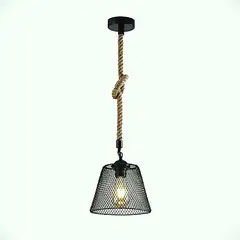 WANT - LAMPARA COLGANTE RUSTICA CON MALLA