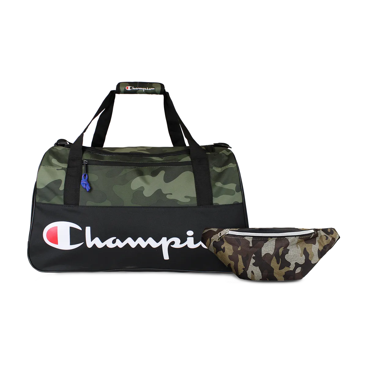 CHAMPION - Pack Champion bolso Atlanta 45Lts verde + Banano Military