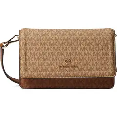 MICHAEL KORS - Jet Set Charm Small Phone Crossbody Camel Multi One Size