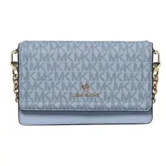 MICHAEL KORS - Jet Set Charm Small Phone Crossbody Multi One Size (pale Blue)