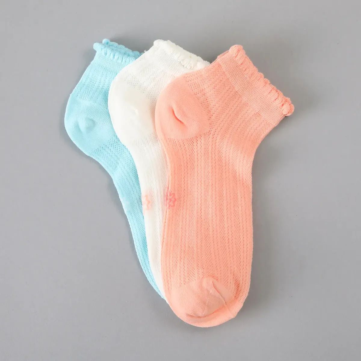 FLORES - Pack 3 Calcetines Mujer 36-40 FLORES