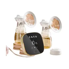 BABYLUNA - Extractor De Leche Doble Pantalla Táctil Pantalla LED Mamaderas