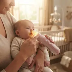 BABYLUNA - Aspirador Nasal Eléctrico Bebé Saca Mocos Recargable Luz Rosado