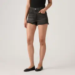 LEVIS - Short Mujer 501 Original Negro