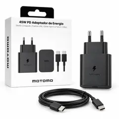 MOTOMO - Cargador de Pared Fast Charger 45W USB-C con Cable Tipo C