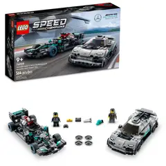LEGO - Kit Mercedes Amg F1 W12 e y Amg Project One 76909 Cantidad de Piezas 564