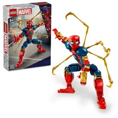 LEGO - Lego® Marvel Figura para Construir: Iron Spider-man 76298; Juguete para Niño; con 4 Brazos Robóticos Articulados; Armadura Creada por Tony Stark; 8+ 303 Hombre Araña