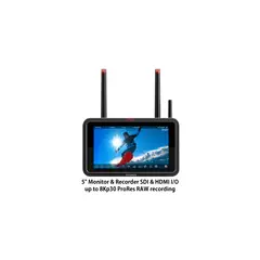ATOMOS - Monitor grabador Ninja TX 5.2 pulgadas HDMI 12G-SDI 8K Negro