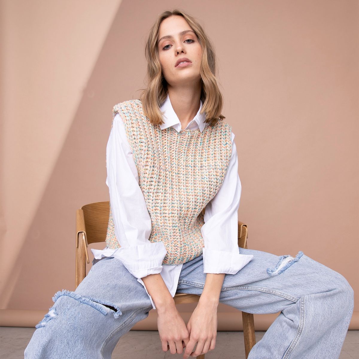 FREE PEOPLE - Chaleco Sin Mangas Mujer