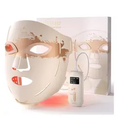 RENPHO - Mascara de Terapia de Luz Roja 2026 con 324 LEDs para Rostro