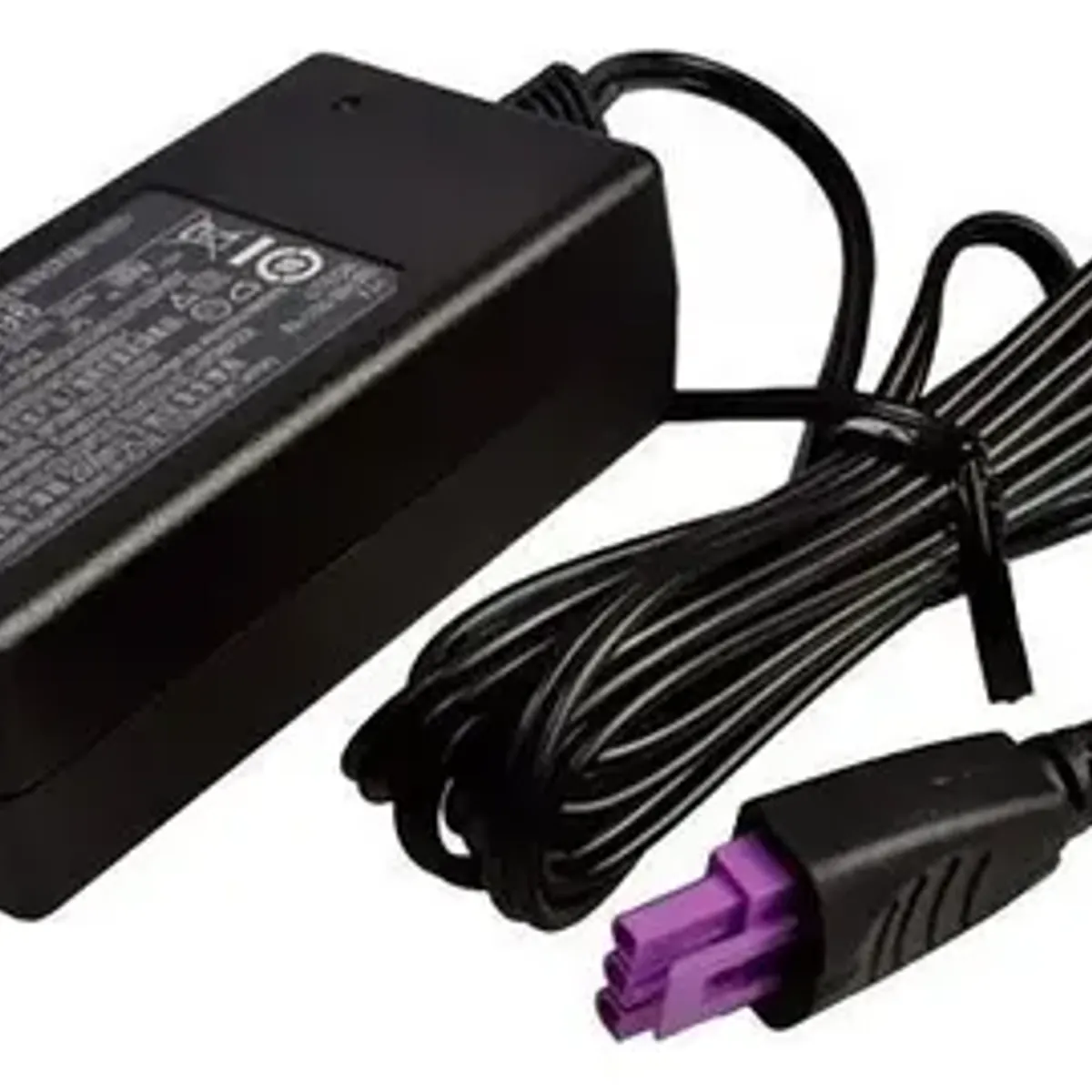HP - cargador para impresora hp 22v 455mA punta morada