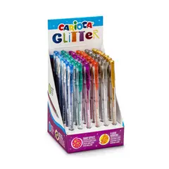 CARIOCA - Expositor 36 Bolígrafos Gel con Glitter