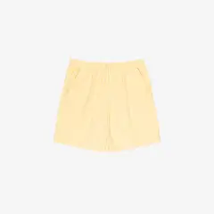 LACOSTE - Short De Hombre Texturado Ajustable Amarillo