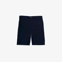 LACOSTE - Short Hombre Chino Gabardina Fit Regular Azul