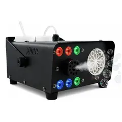 CHINA - Maquina De Humo Y Burbujas 2 En 1 Con Luces Led Eventos